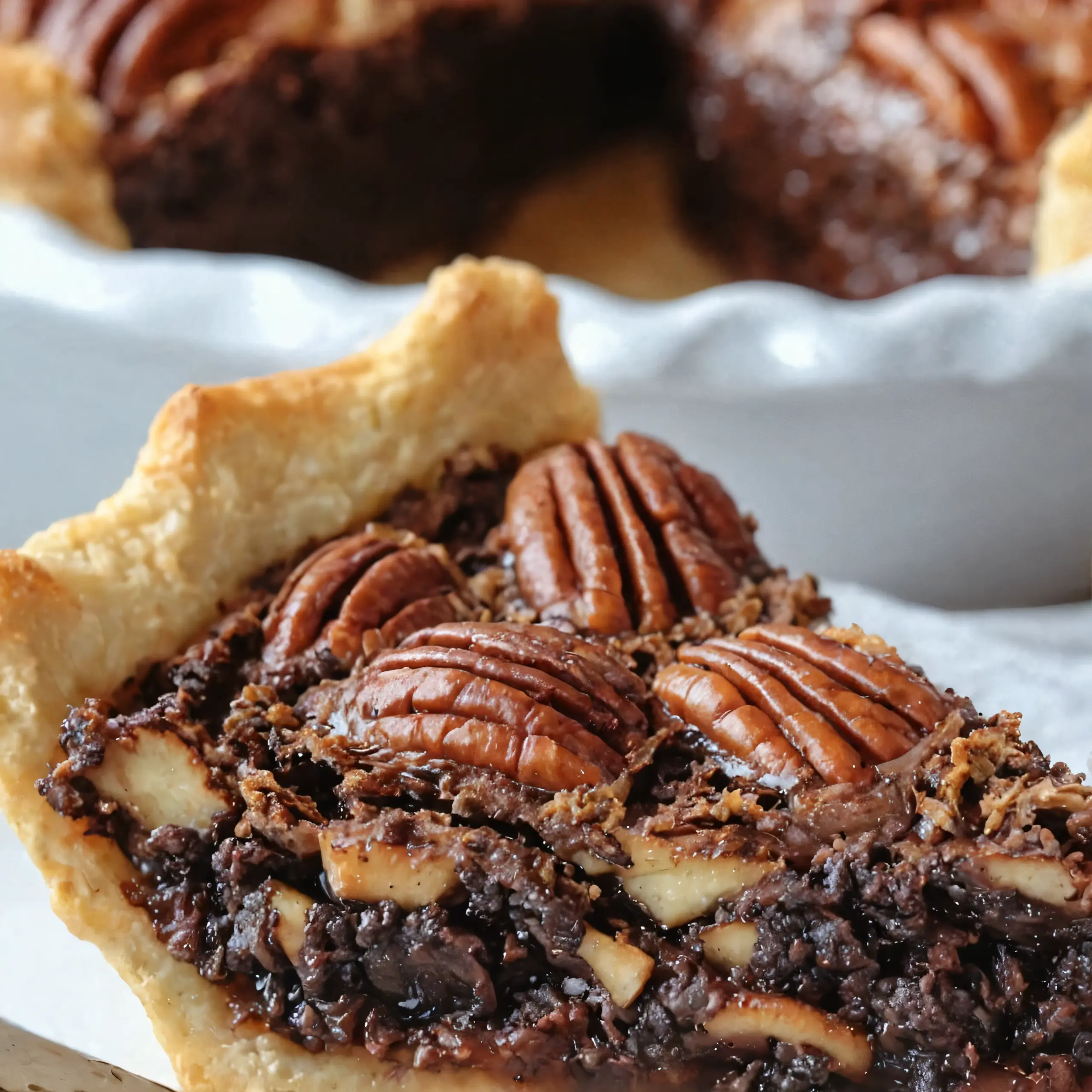 Pecan Brownie Pie – Indulgent Holiday Dessert