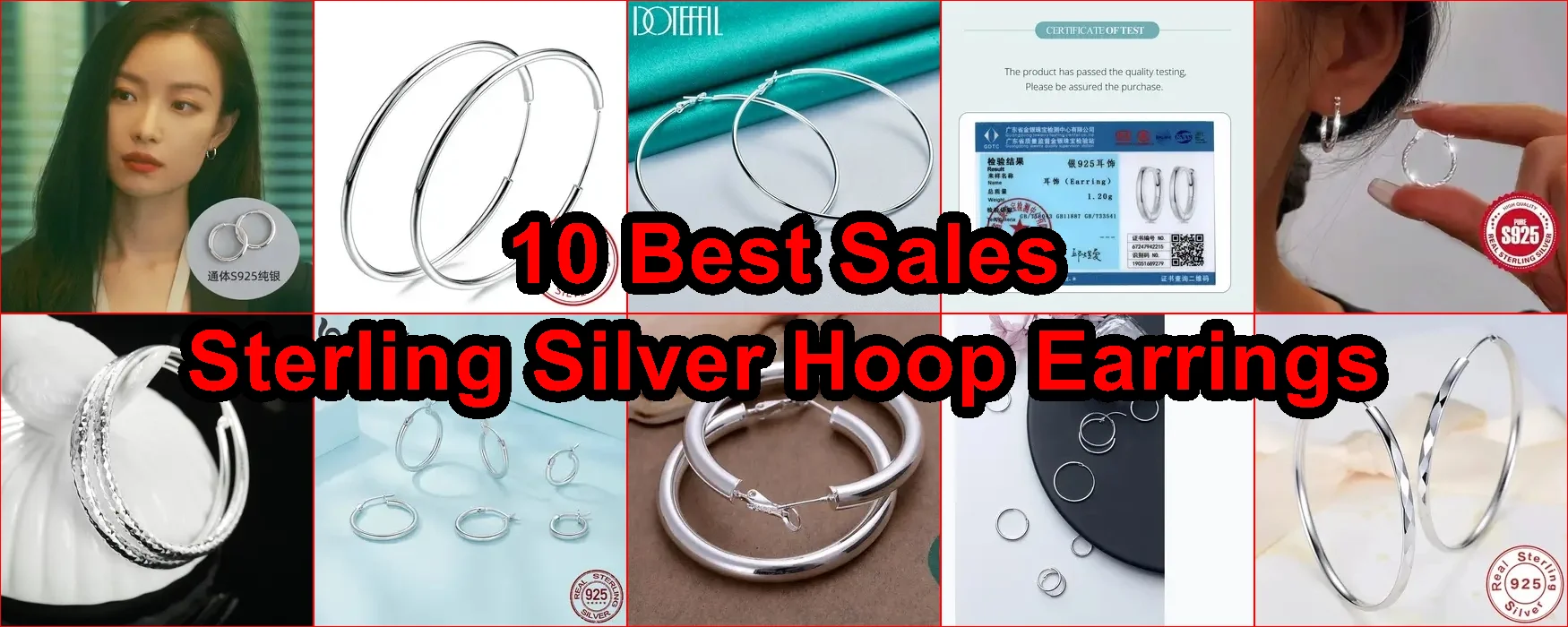 純銀圈形耳環 評價