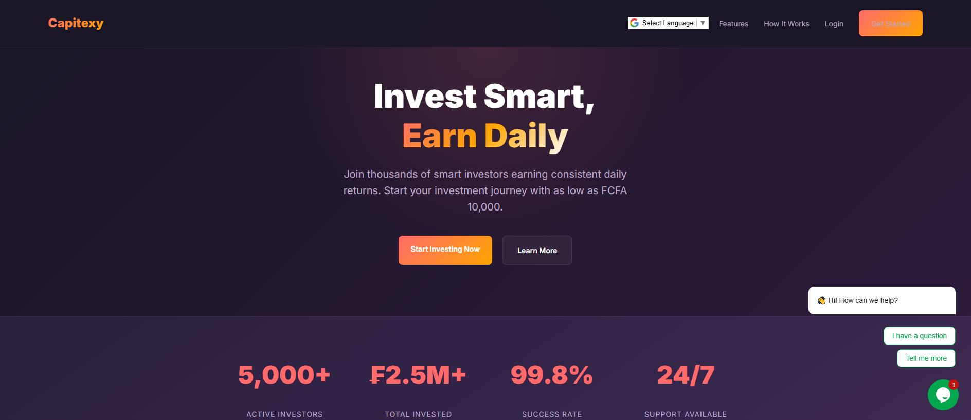 Screenshot of capitexy.com