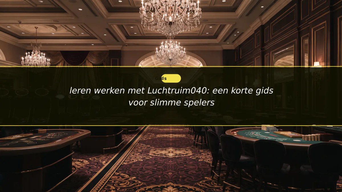 leren werken met Luchtruim040: een korte gids voor slimme spelers