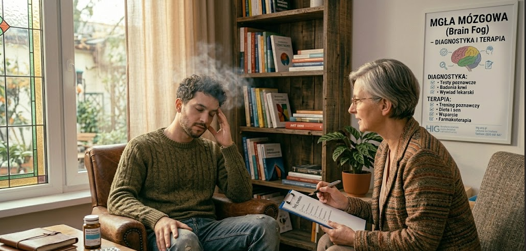 Mgła mózgowa (brain fog) – przyczyny, diagnostyka i leczenie