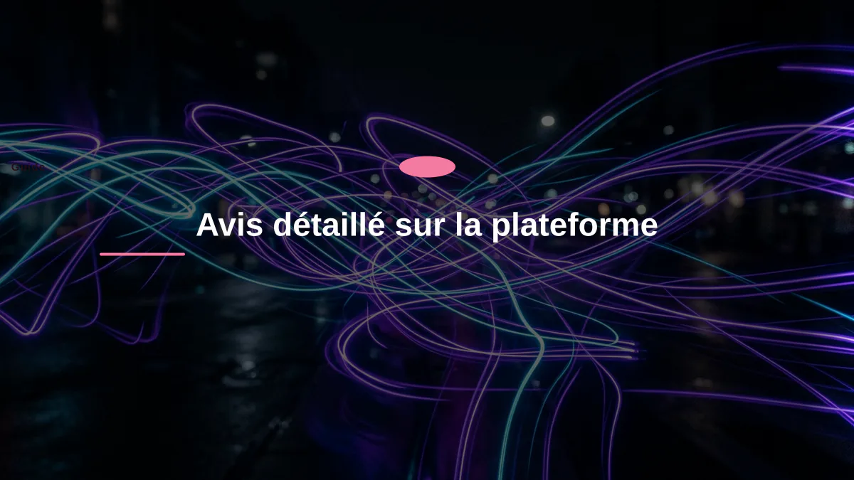 Avis détaillé sur la plateforme