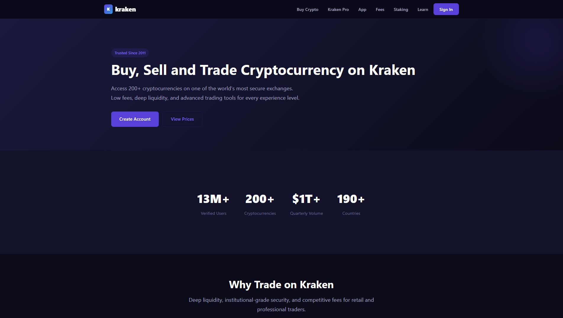 Stored capture of kraken.eu.com