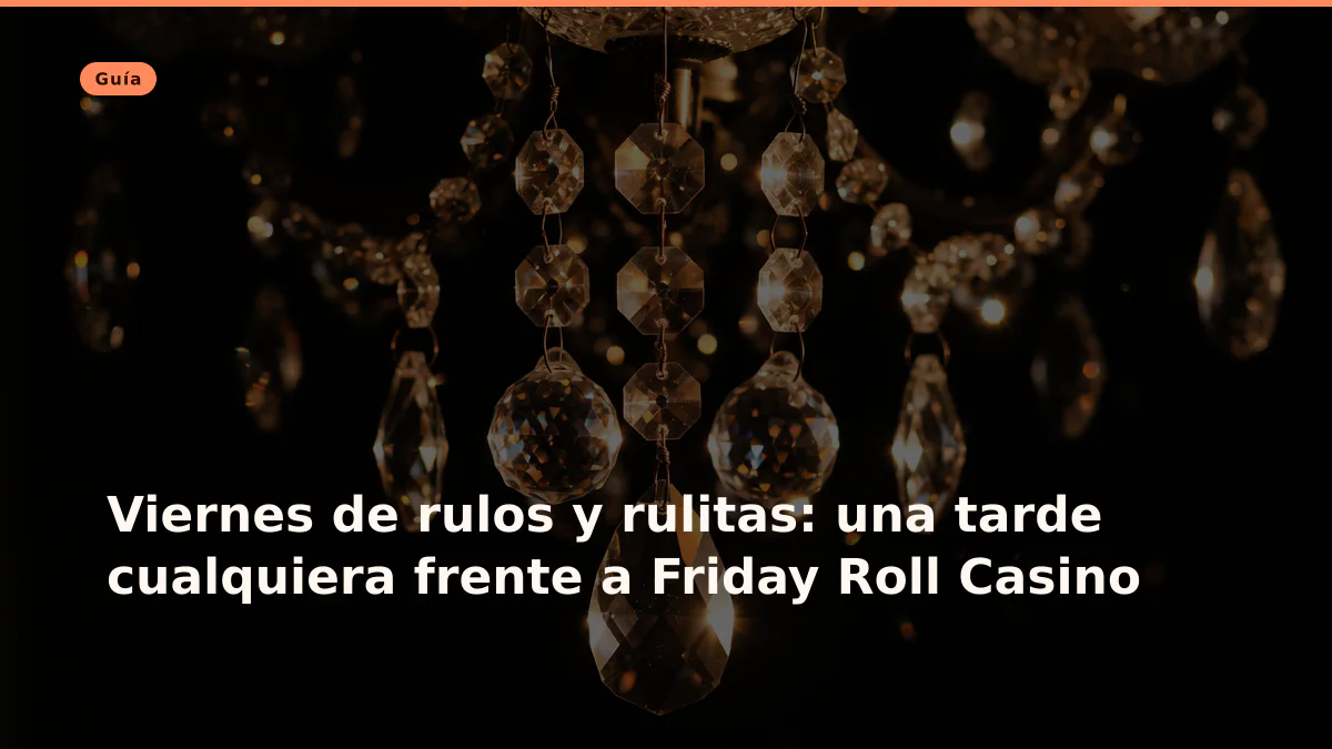 Viernes de rulos y rulitas: una tarde cualquiera frente a Friday Roll Casino