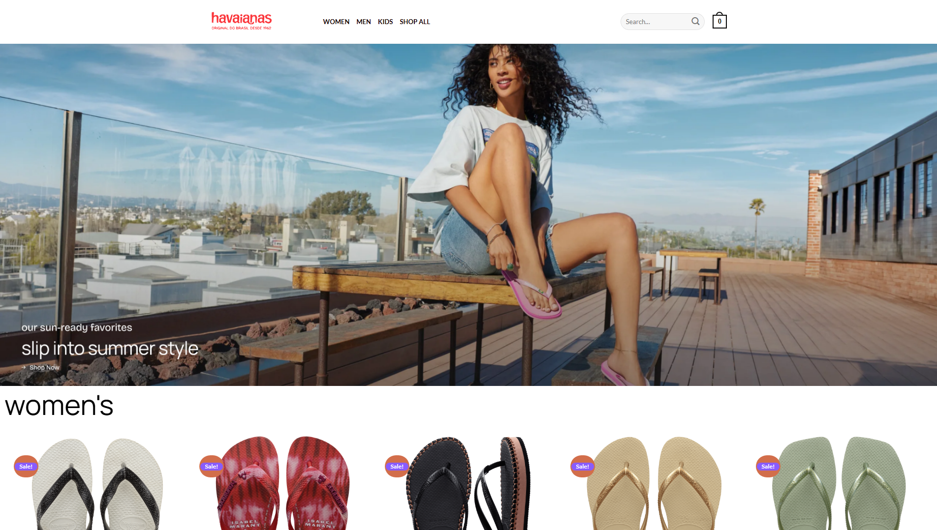 Stored capture of havaianasr.shop