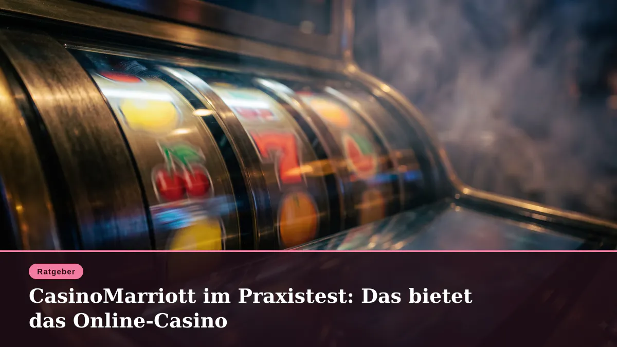 CasinoMarriott im Praxistest: Das bietet das Online-Casino