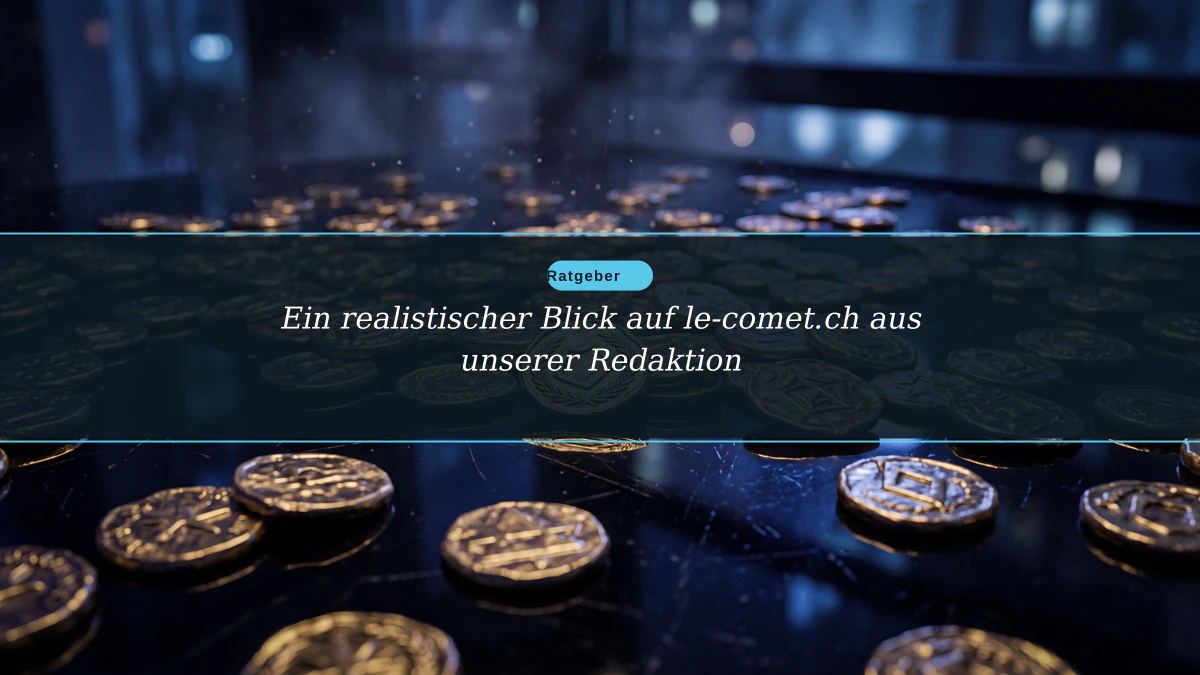 Ein realistischer Blick auf le-comet.ch aus unserer Redaktion