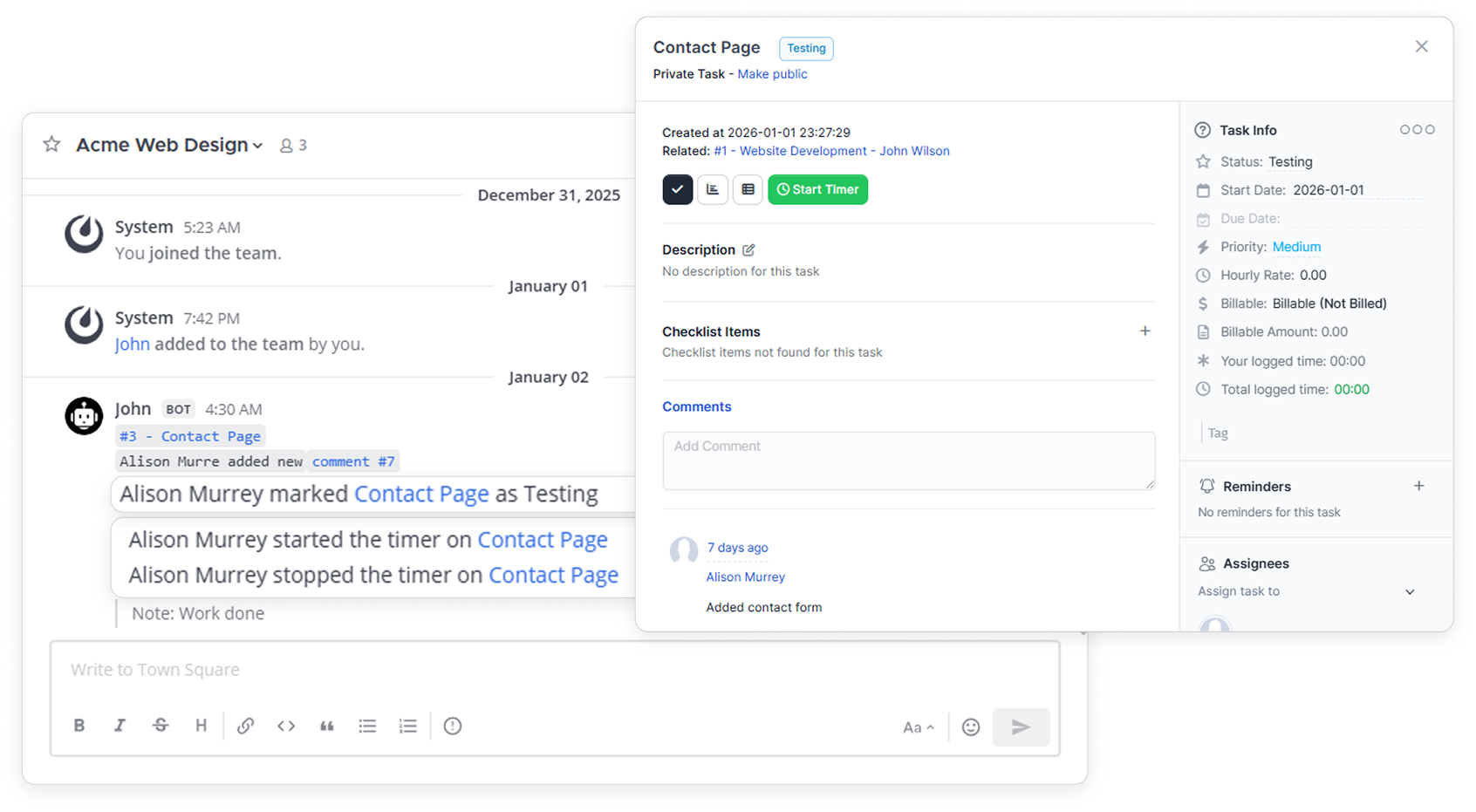 Mattermost Notifications Module for Perfex CRM