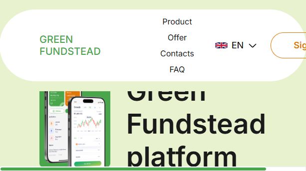 Screenshot of green-fundstead.com