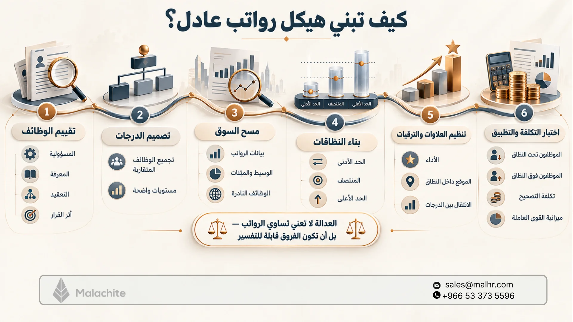 رواتب الموظفين: 6 خطوات لبناء هيكل رواتب عادل