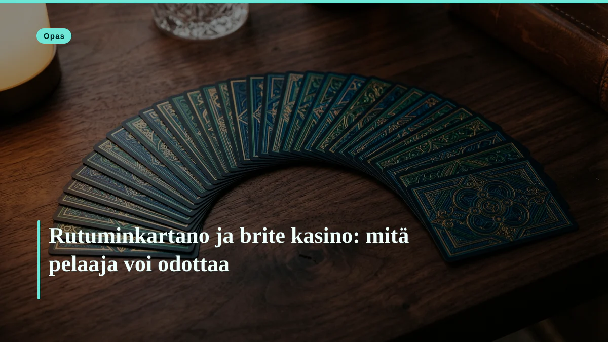 Rutuminkartano ja brite kasino: mitä pelaaja voi odottaa