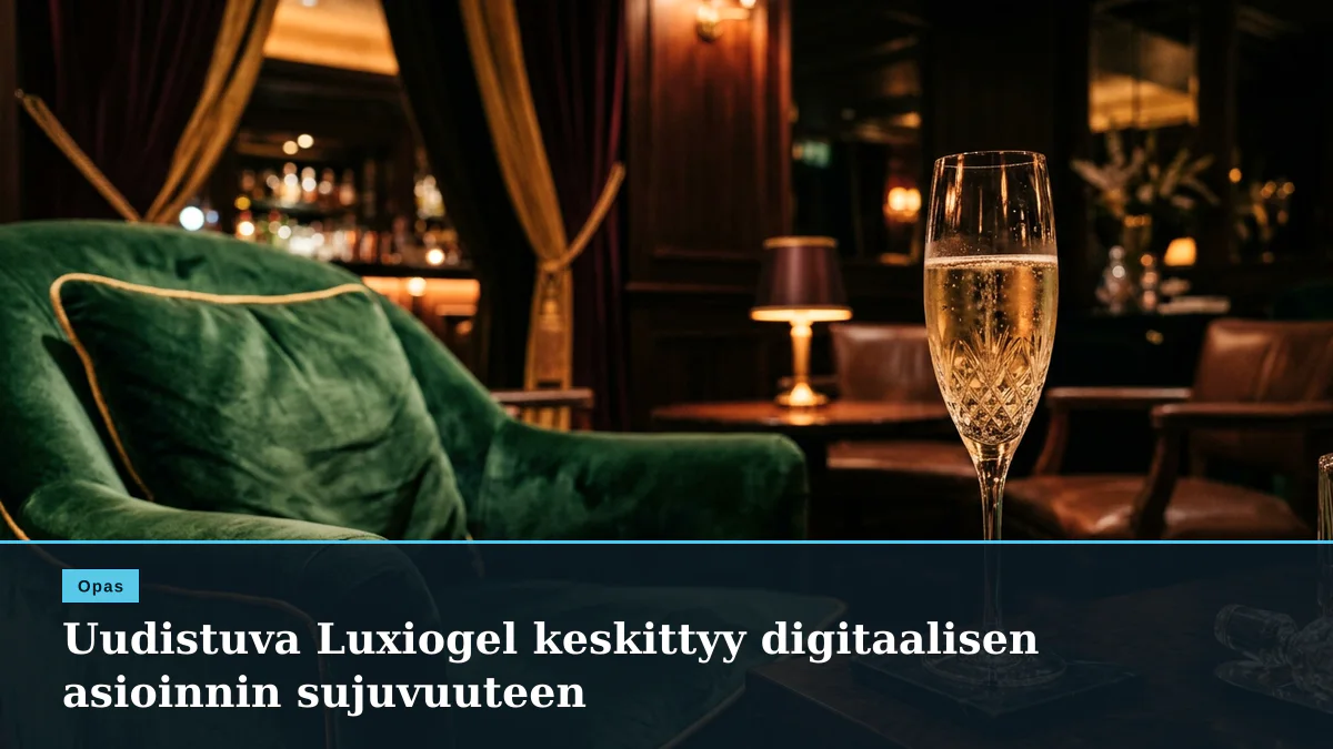 Uudistuva Luxiogel keskittyy digitaalisen asioinnin sujuvuuteen
