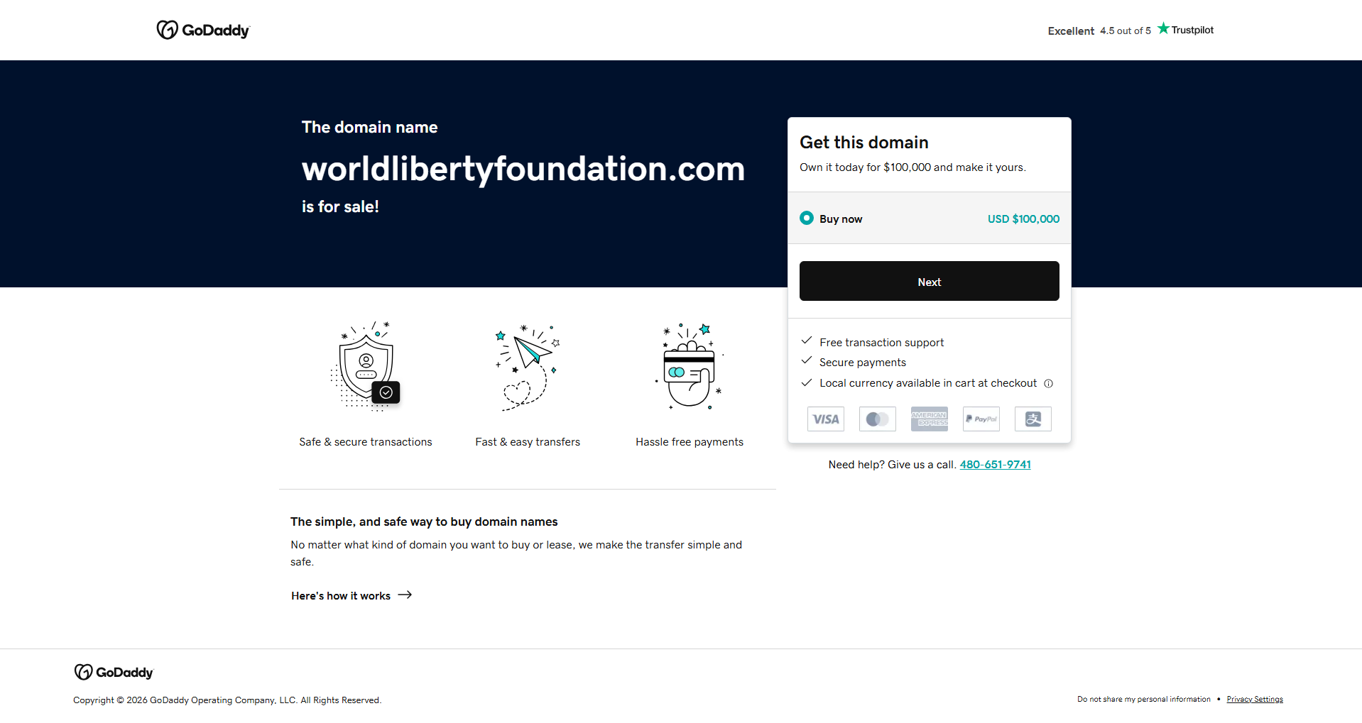 Stored capture of worldlibertyfoundation.com