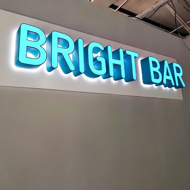 Bright front lit channel letters, illuminated channel letters and channel letters sign - quicksignage.com