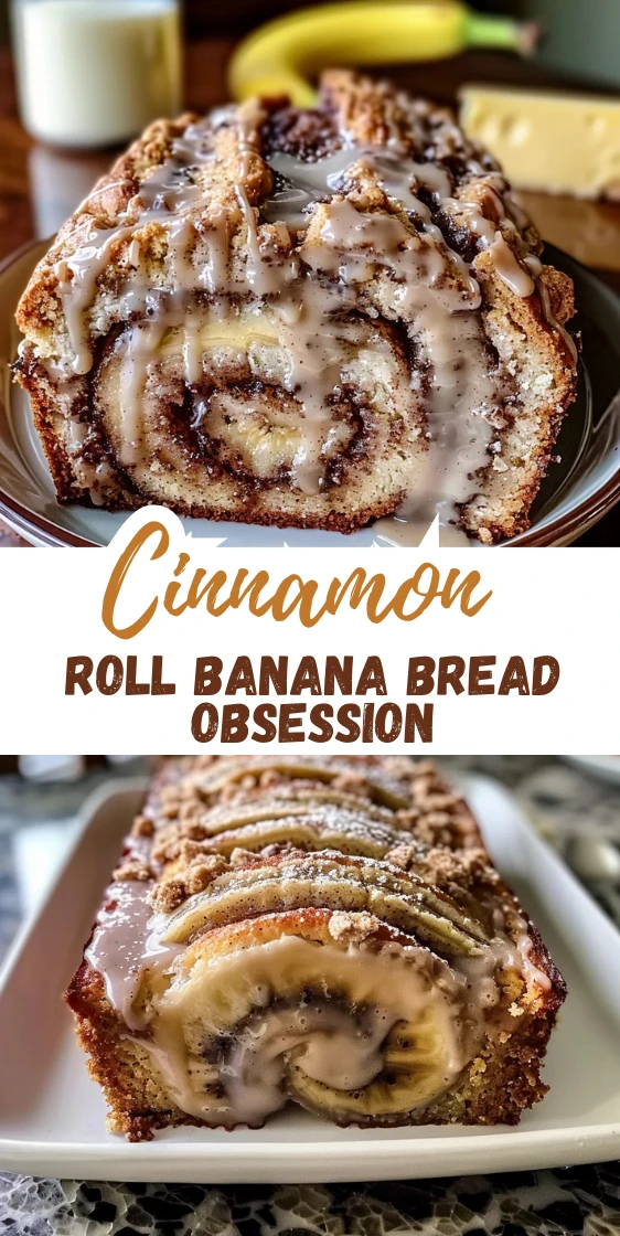 Cinnamon Roll Banana Bread You’ll Crave Daily
