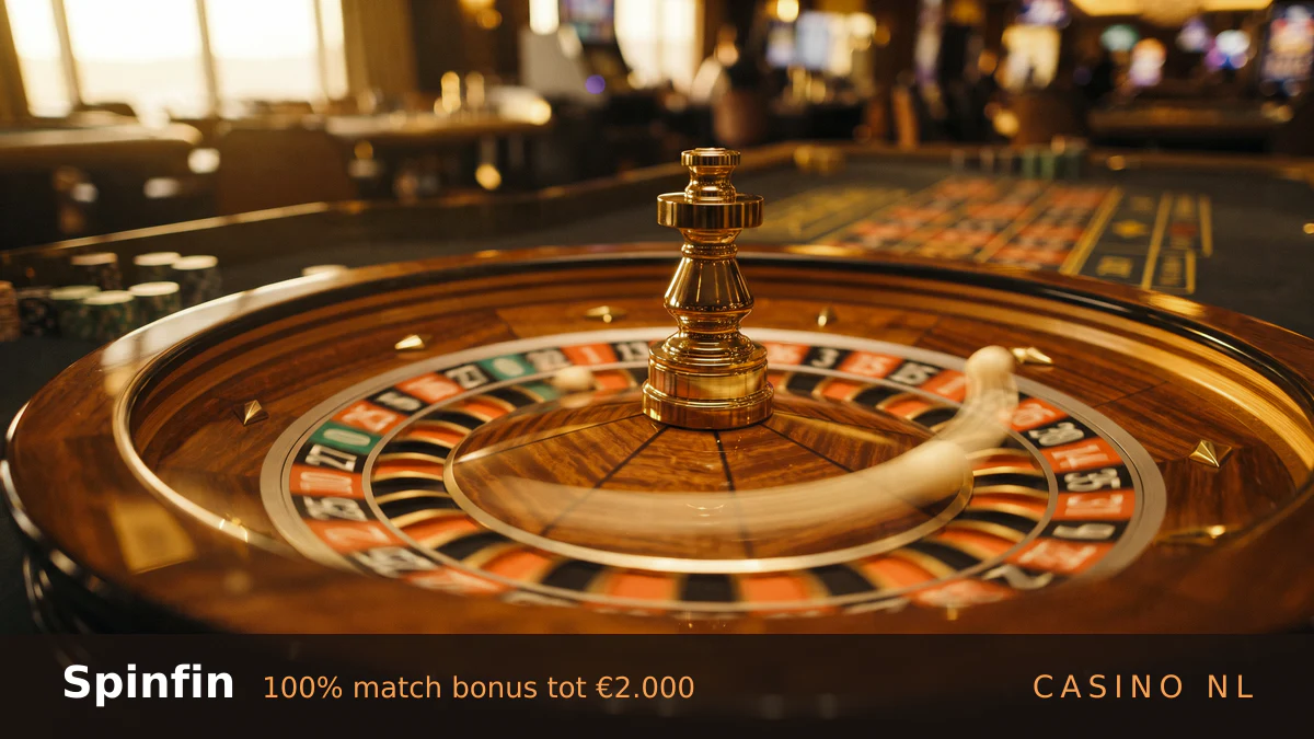Spinfin casino — welkomstbonus 100% match bonus tot €2.000 + 150 FS, betalingen: Visa, Mastercard, Skrill, Neteller, Paysafecard
