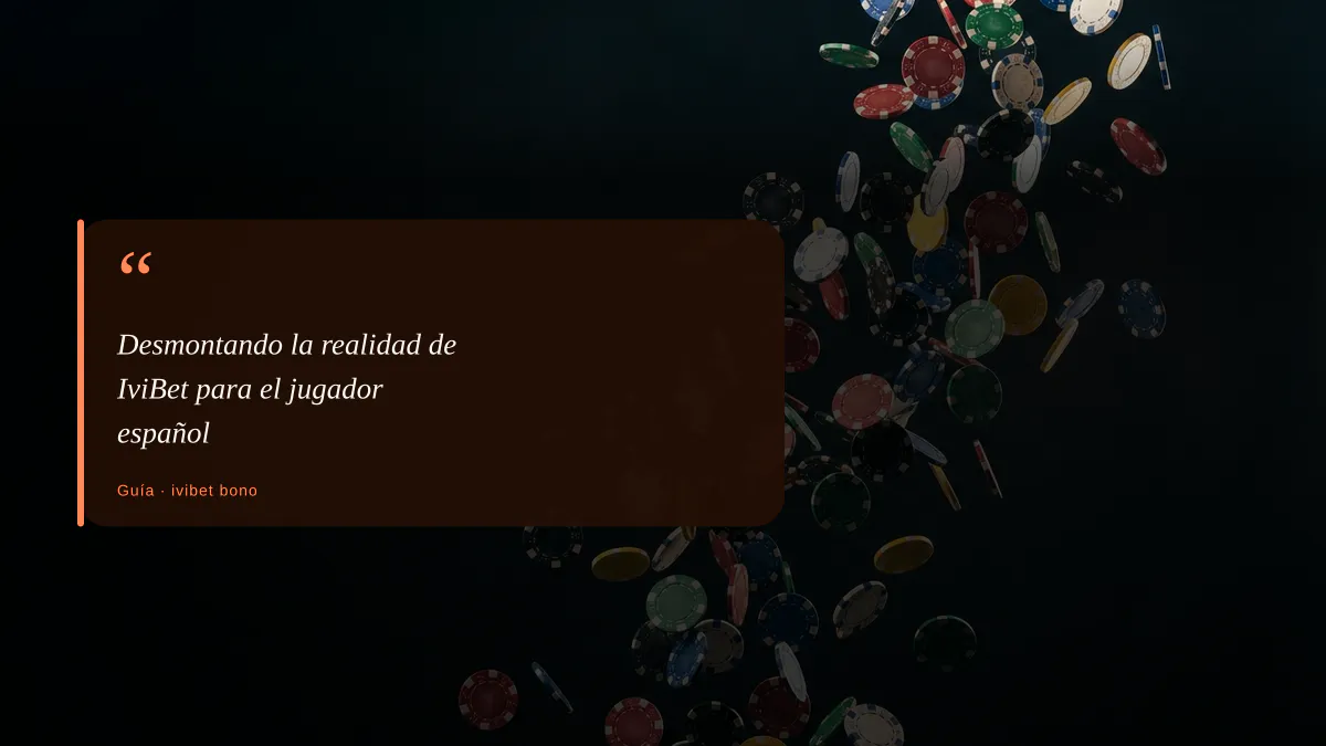 Desmontando la realidad de IviBet para el jugador español