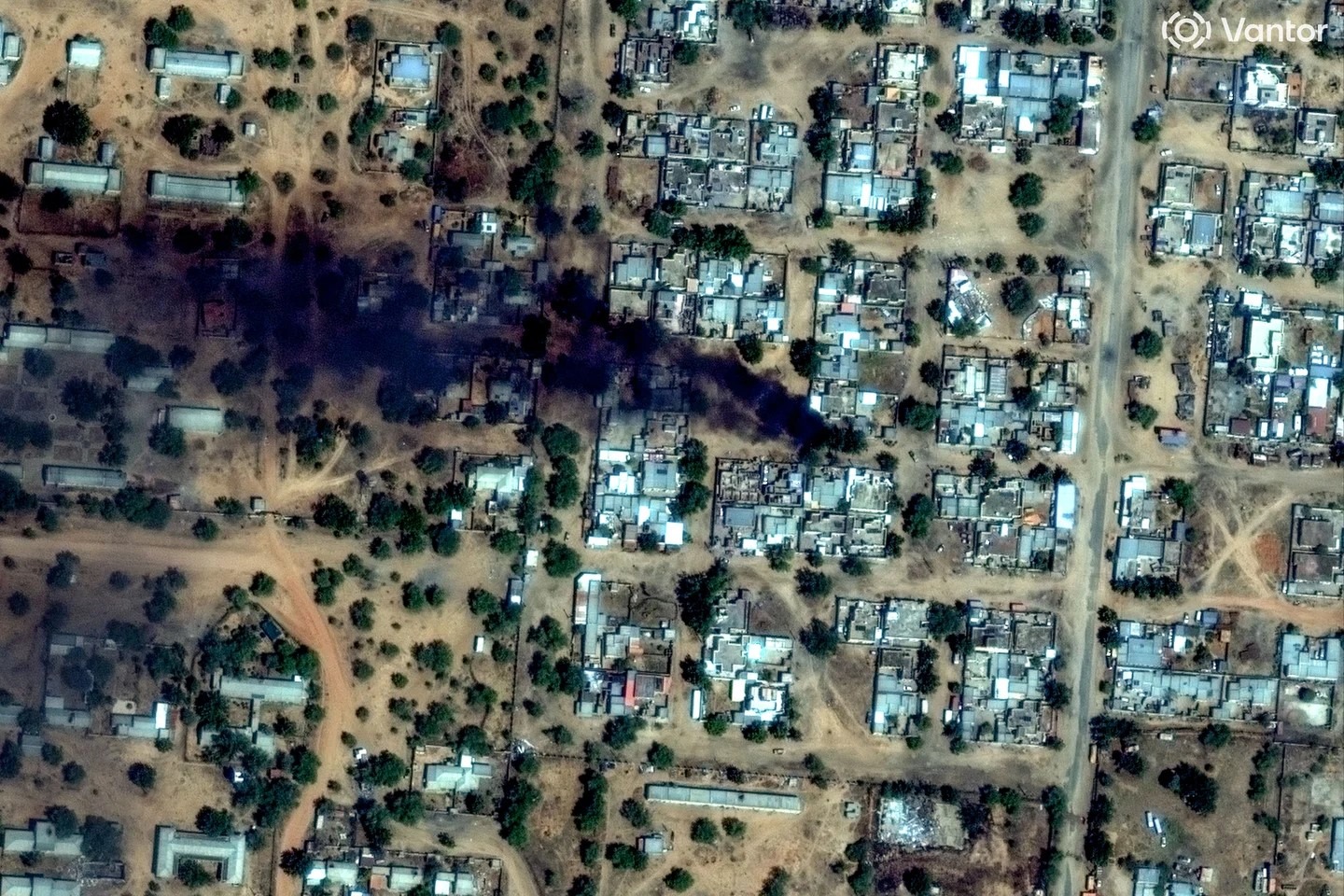 Illustration - Soudan : des images satellite exposent le démantèlement et l'incendie de Kauda