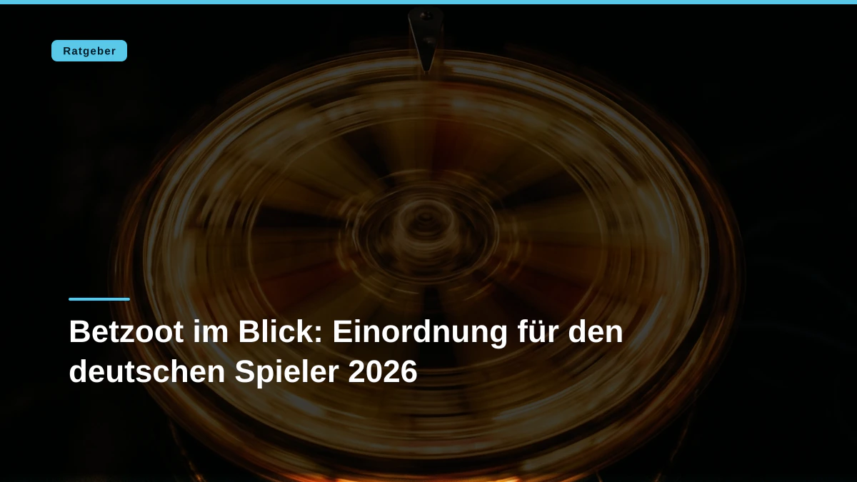 Betzoot im Blick: Einordnung für den deutschen Spieler 2026