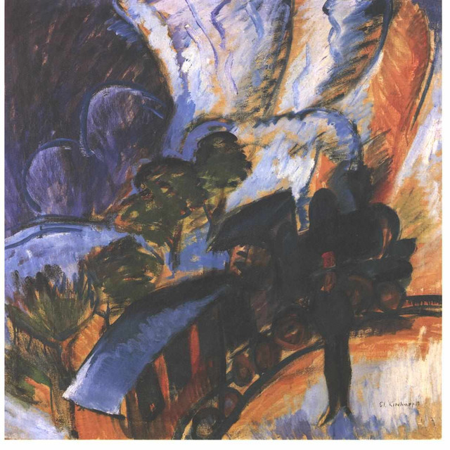 Ретийская железная дорога Давос 1917