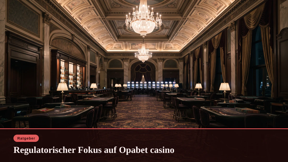 Regulatorischer Fokus auf Opabet casino
