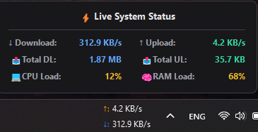 taskbar overlay ui