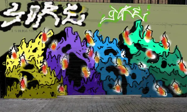 Graffiti artwork by Sore95