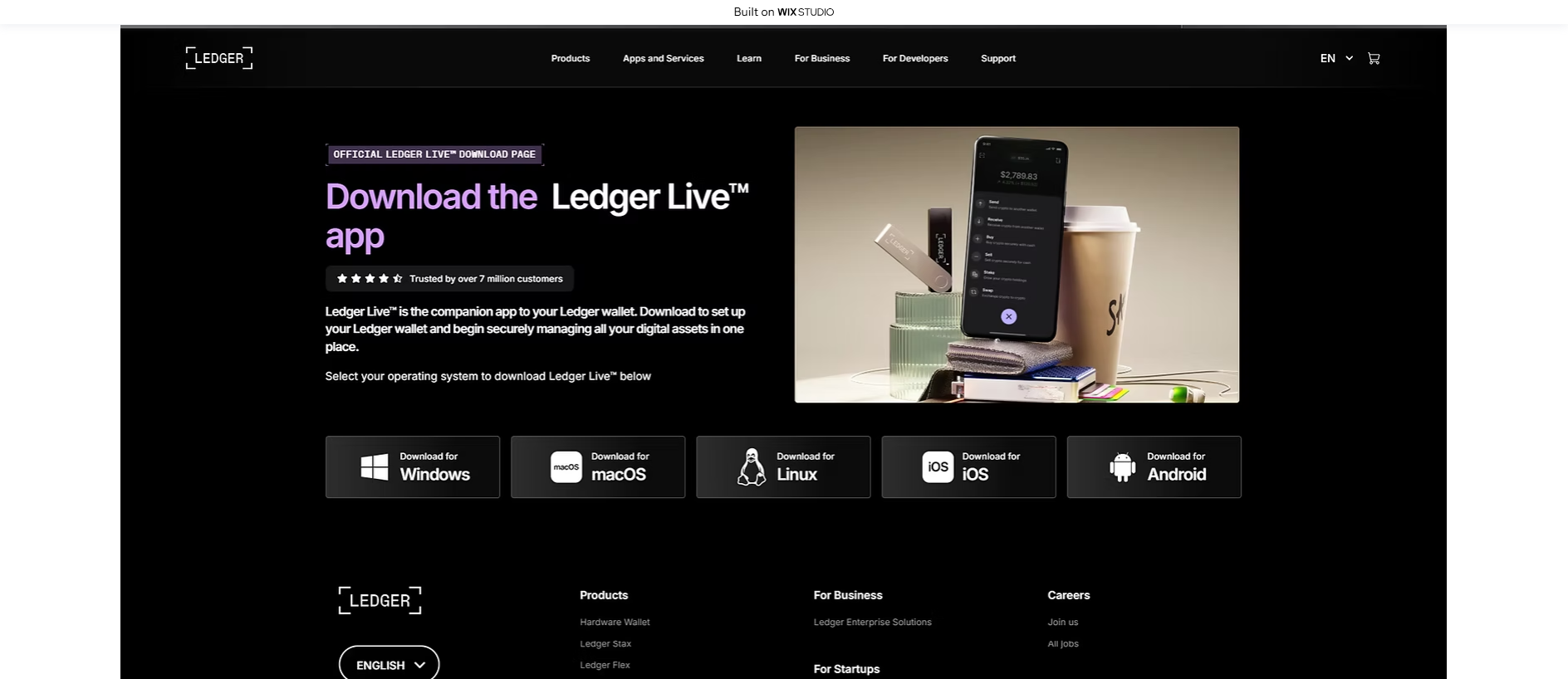 Screenshot of appstart-com.wixstudio.com
