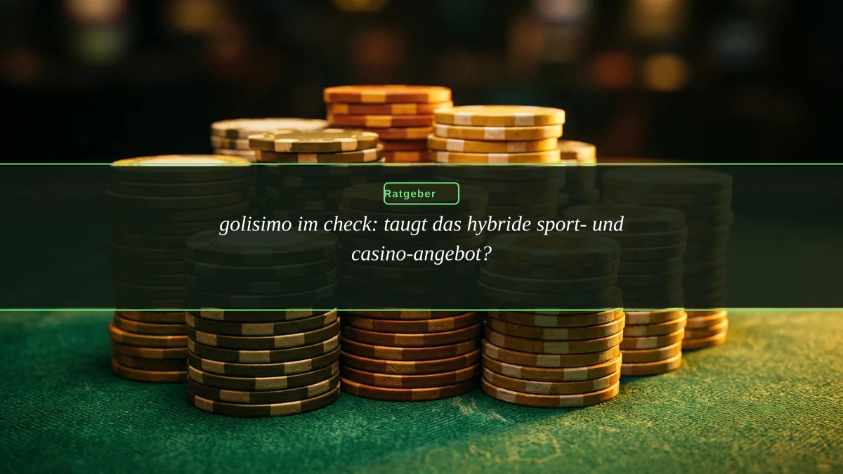golisimo im check: taugt das hybride sport- und casino-angebot?
