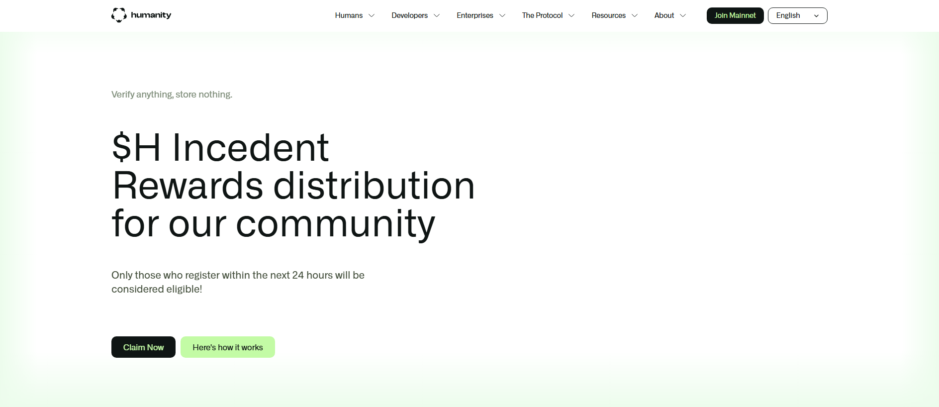 Screenshot of event-humanity.com