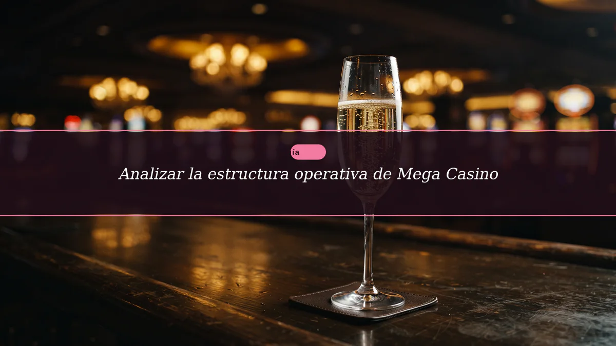 Analizar la estructura operativa de Mega Casino