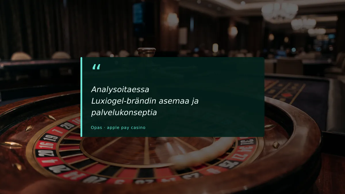 Analysoitaessa Luxiogel-brändin asemaa ja palvelukonseptia