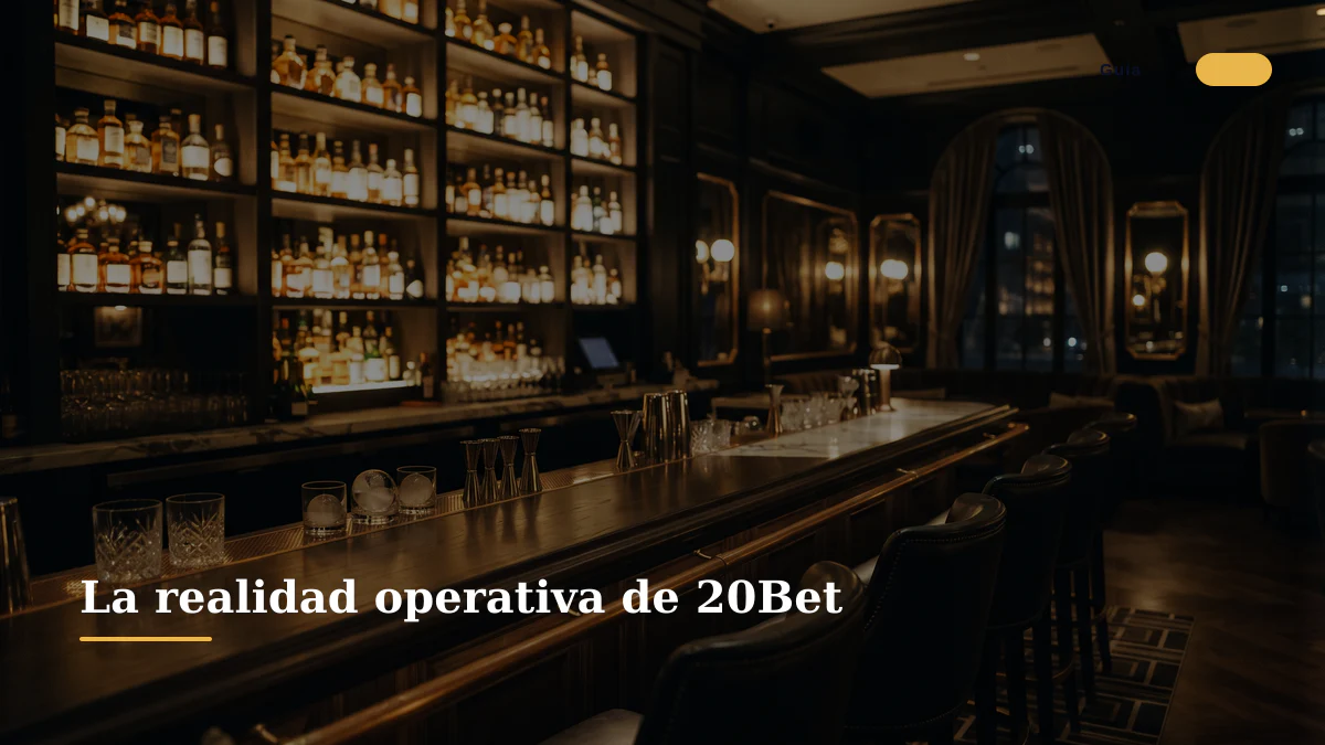 La realidad operativa de 20Bet