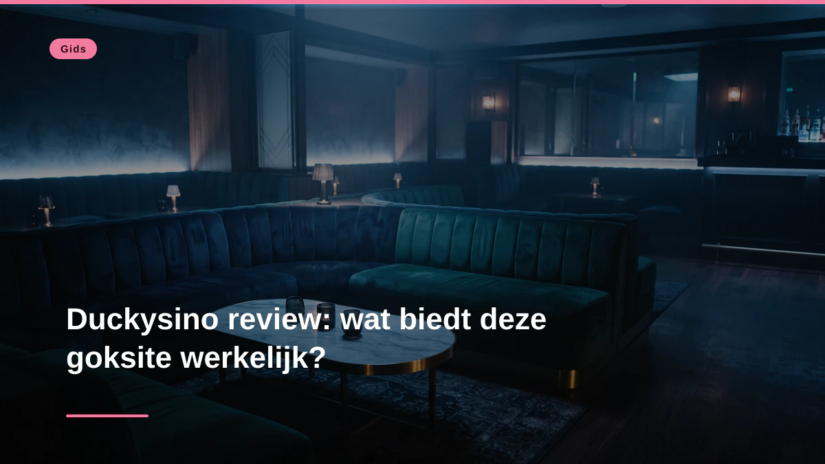 Duckysino review: wat biedt deze goksite werkelijk?