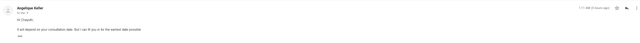 Weird communication from Paley