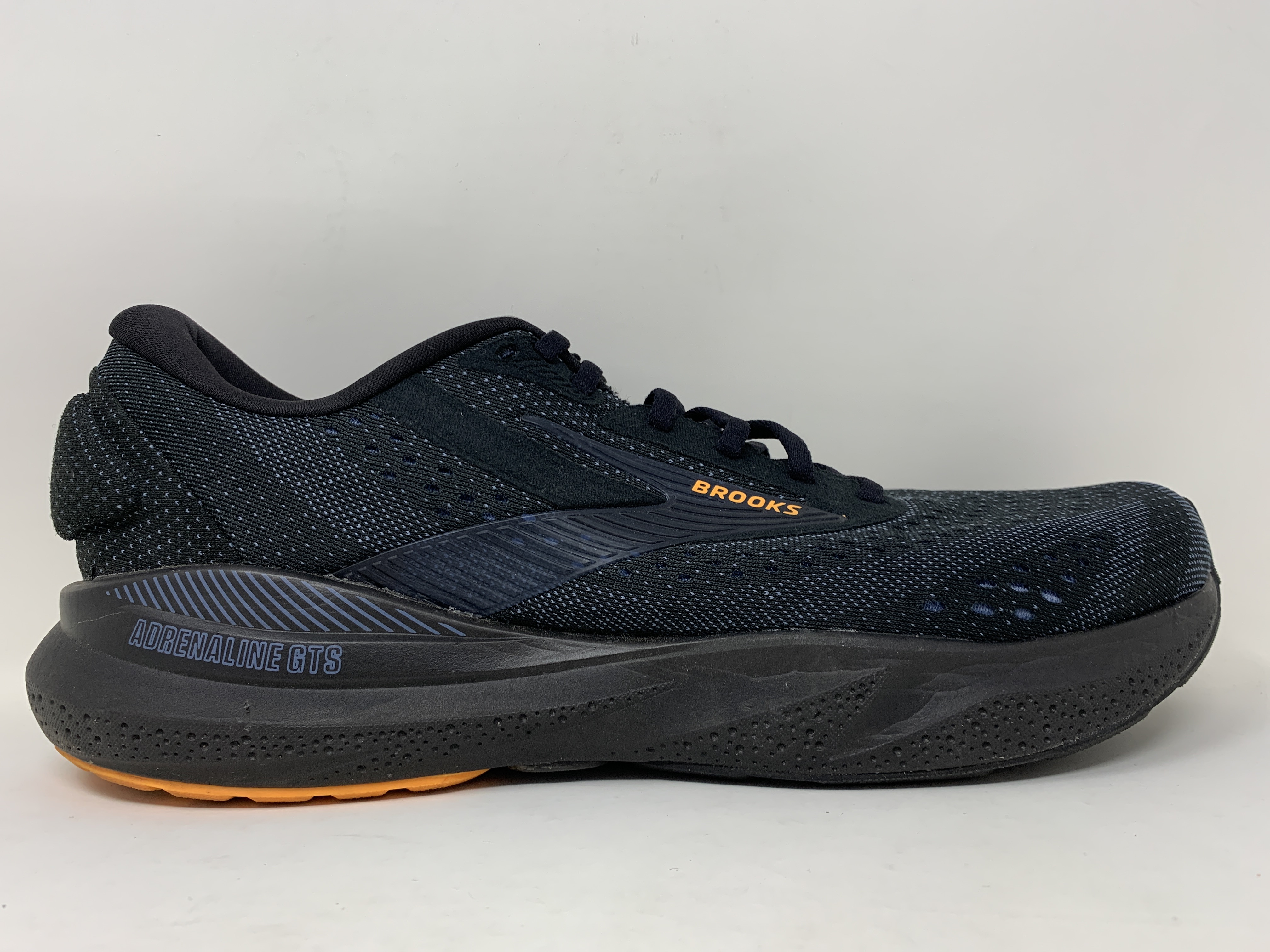 Brooks Adrenaline GTS 24 Men\'s 8.5 Supportive Running Shoes Sneakers Black Blue Brooks Adrenaline GTS 24 Black Navy Mens – Fit2Run main image 4