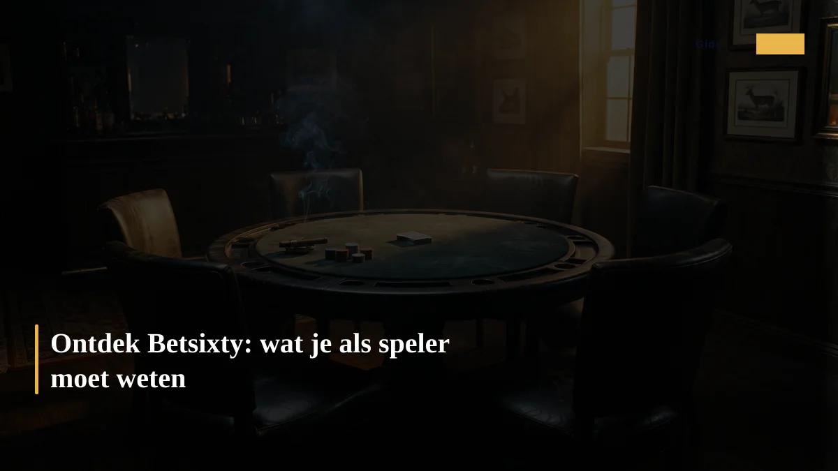 Ontdek Betsixty: wat je als speler moet weten