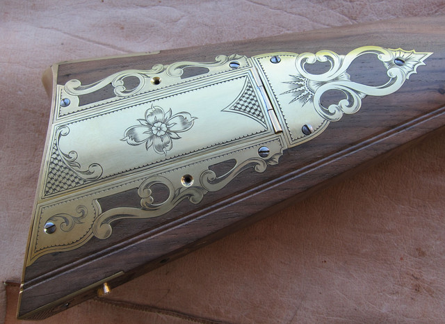 Walnut Stock Patchbox 1
