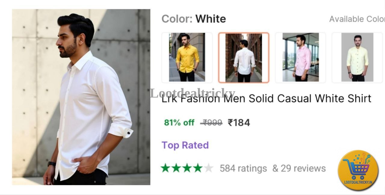 Men S Casual – Just ₹184 | Lowest Price Deal Men S Casual – Just ₹184 | Lowest Price Deal