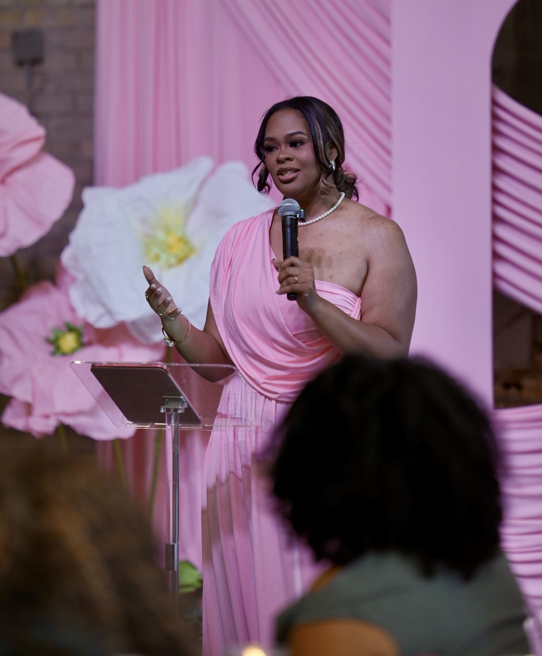 Sarah Naava with the Be a Sister community