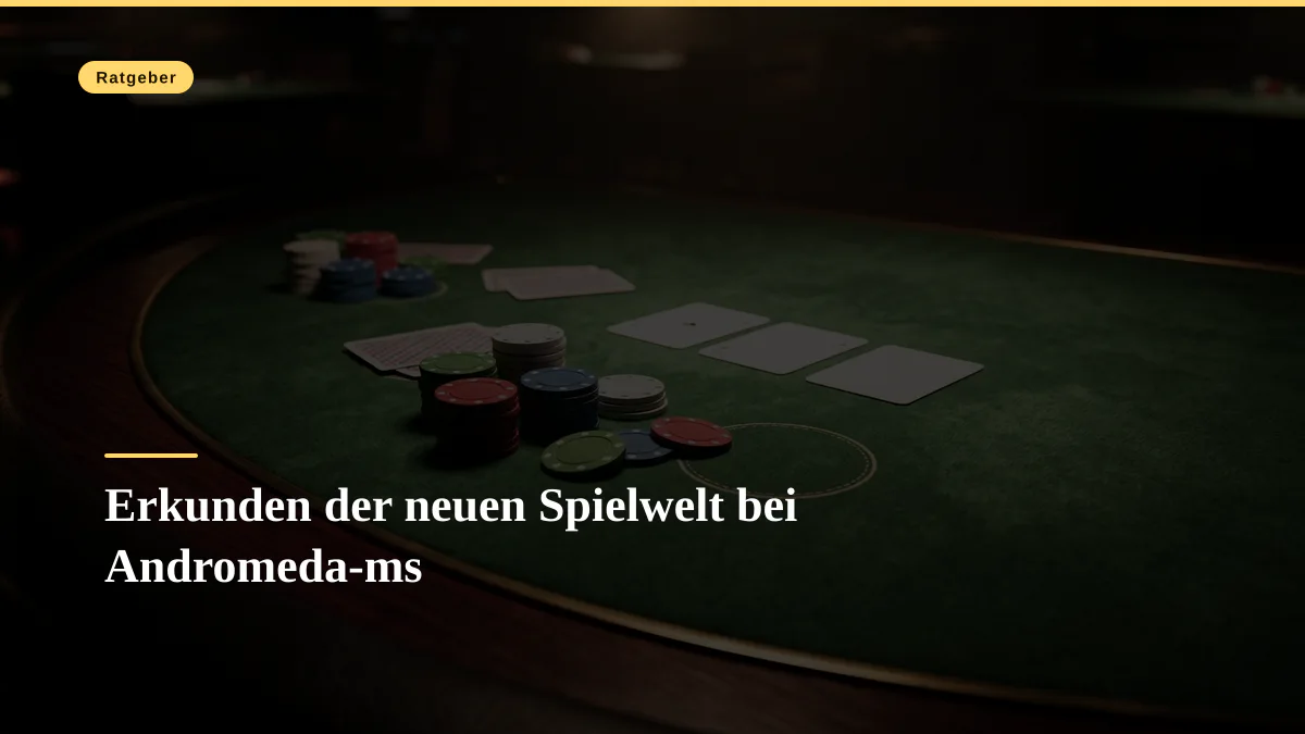 Erkunden der neuen Spielwelt bei Andromeda-ms