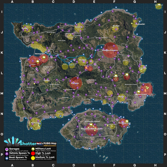 map pubg