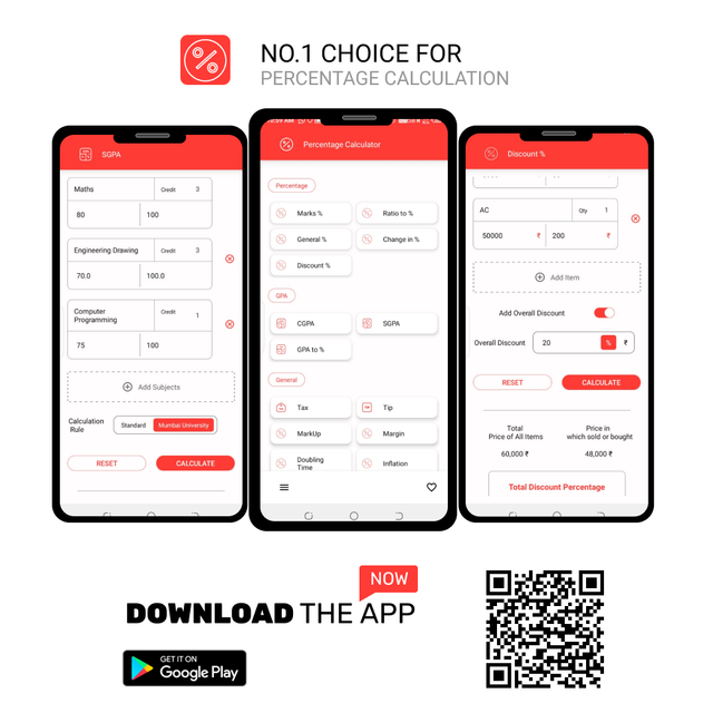 All in One Calculator Tip, Tax, Scientific Calculator, Marks, Discount, CGPA Calculator Android app