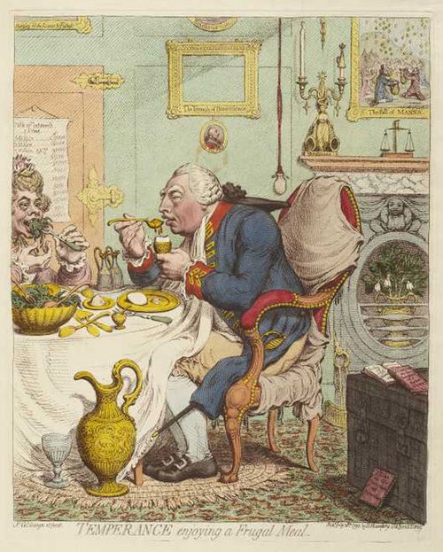 Gillray tablecloth