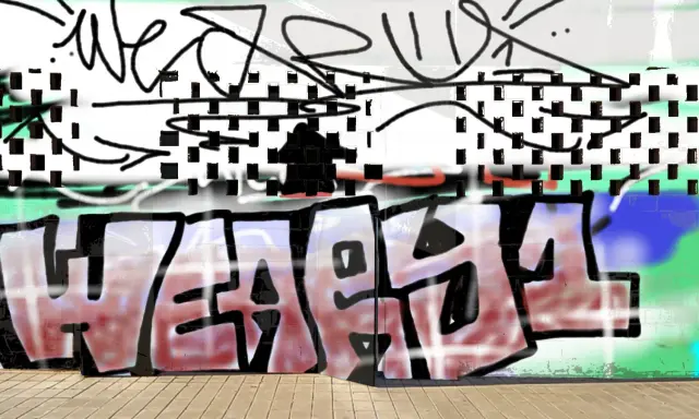 Graffiti artwork by DECAY