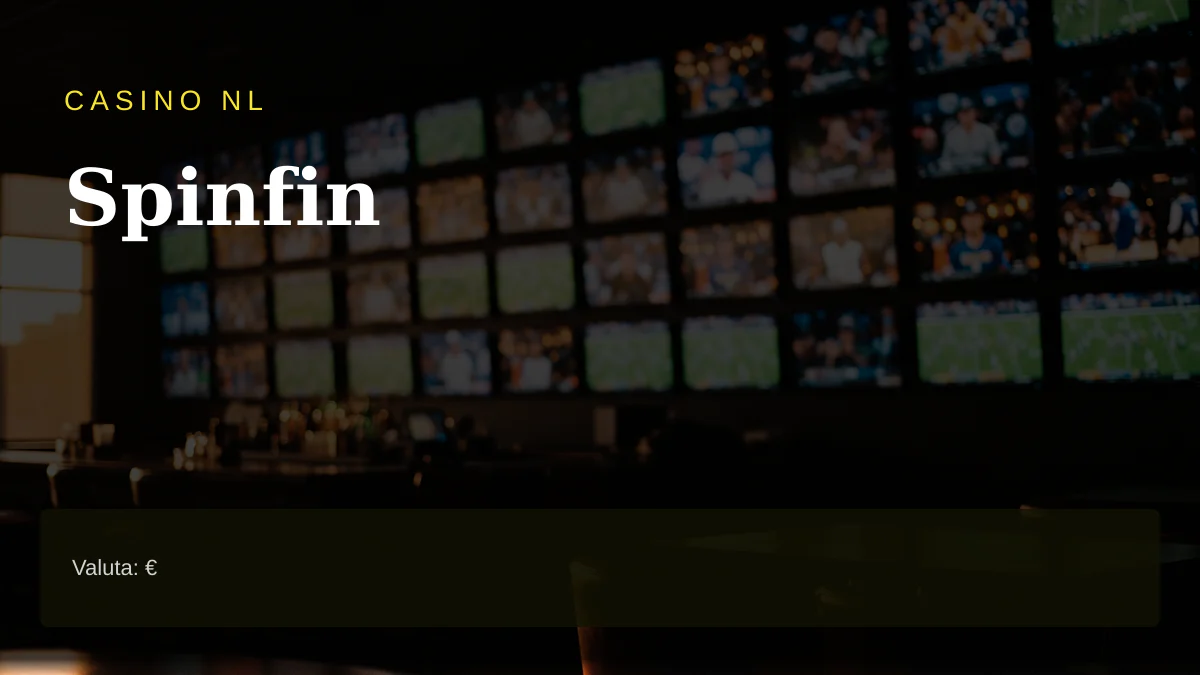 Spinfin casino — welkomstbonus 100% match bonus tot €2.000 + 150 FS, betalingen: Visa, Mastercard, Skrill, Neteller, Paysafecard