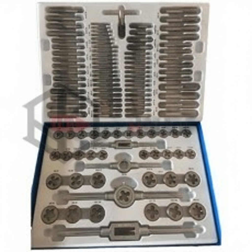 Metric Tap and Die Set, 110-Piece Industrial, 2mm-18mm