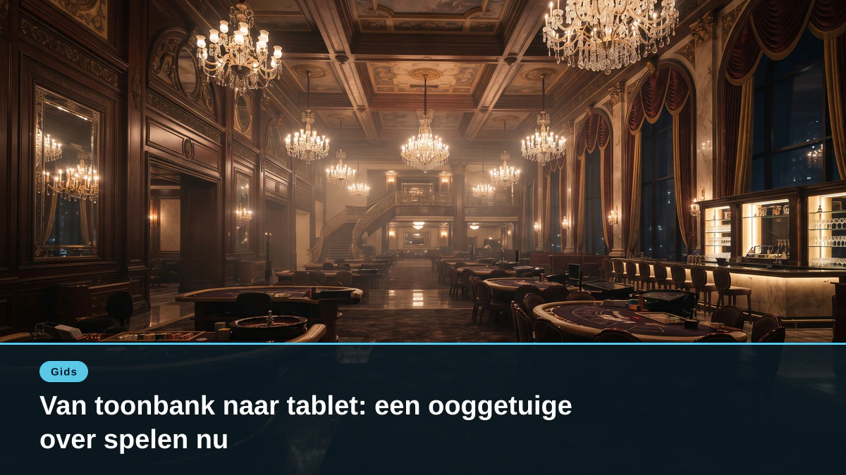 Van toonbank naar tablet: een ooggetuige over spelen nu