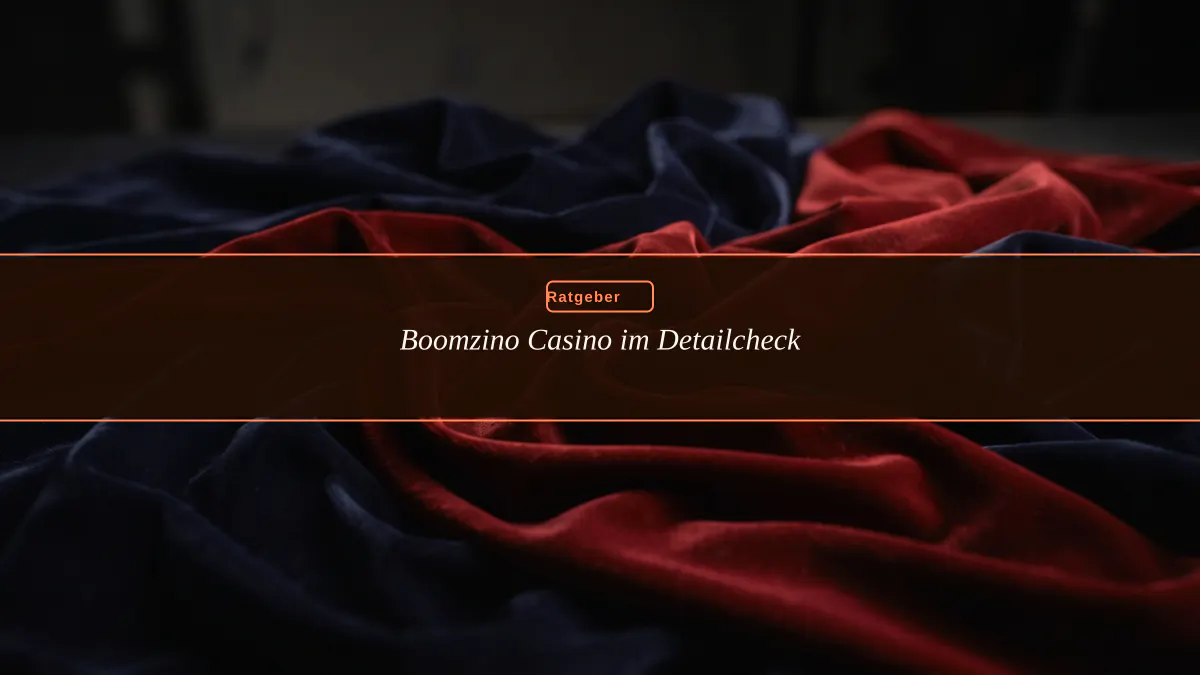 Boomzino Casino im Detailcheck