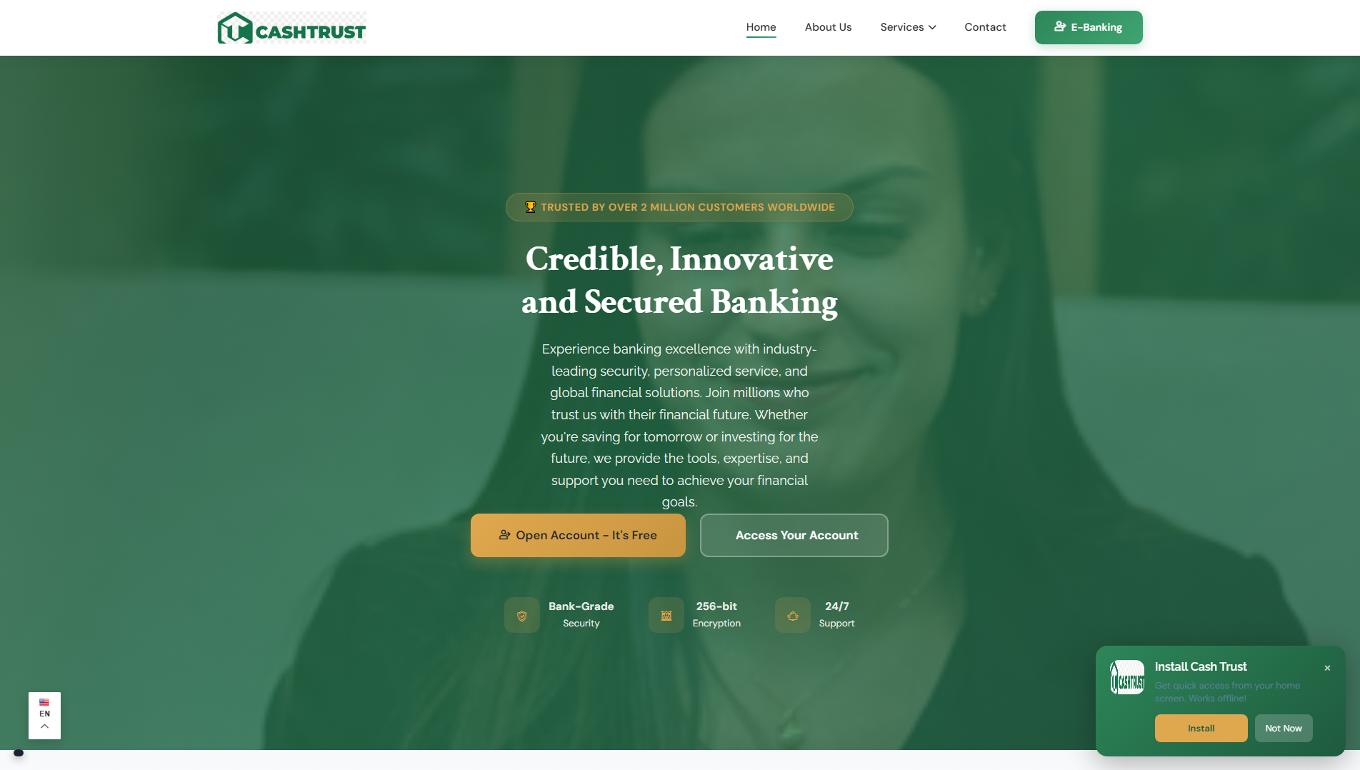 Stored capture of cashtrust.cc